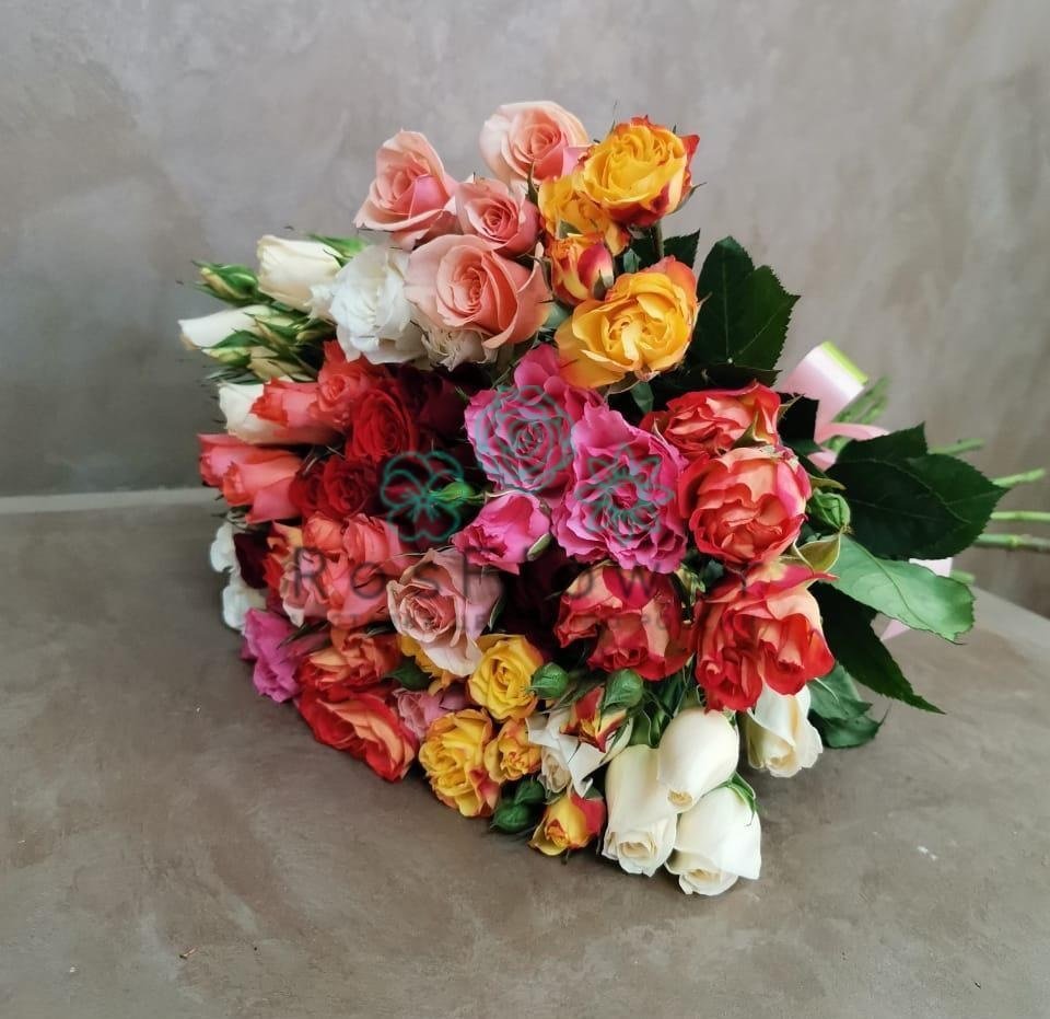 Букет цветов из: Розы в Отрадном Самарская область