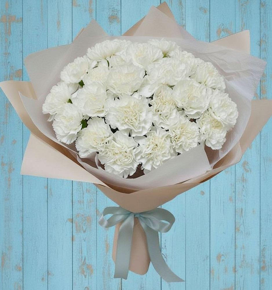 Букет цветов из: Гвоздики в Отрадном Самарская область