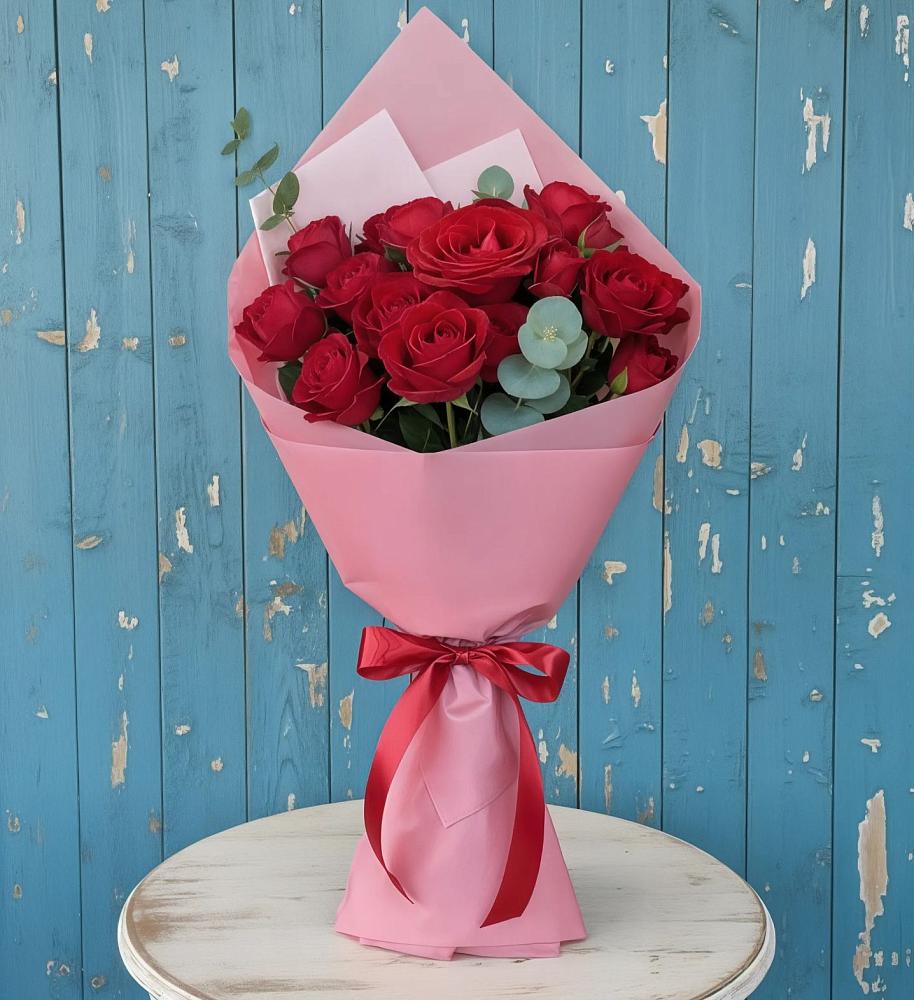 Букет цветов из: Розы в Отрадном Самарская область