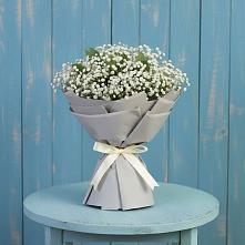 Букет цветов из:  Гипсофила в Отрадном Самарская область