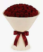 Букет 101 Бордовая роза Блэк Бакарра в Отрадном Самарская область