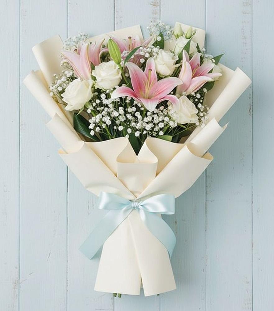 Букет цветов из: Лилии в Отрадном Самарская область