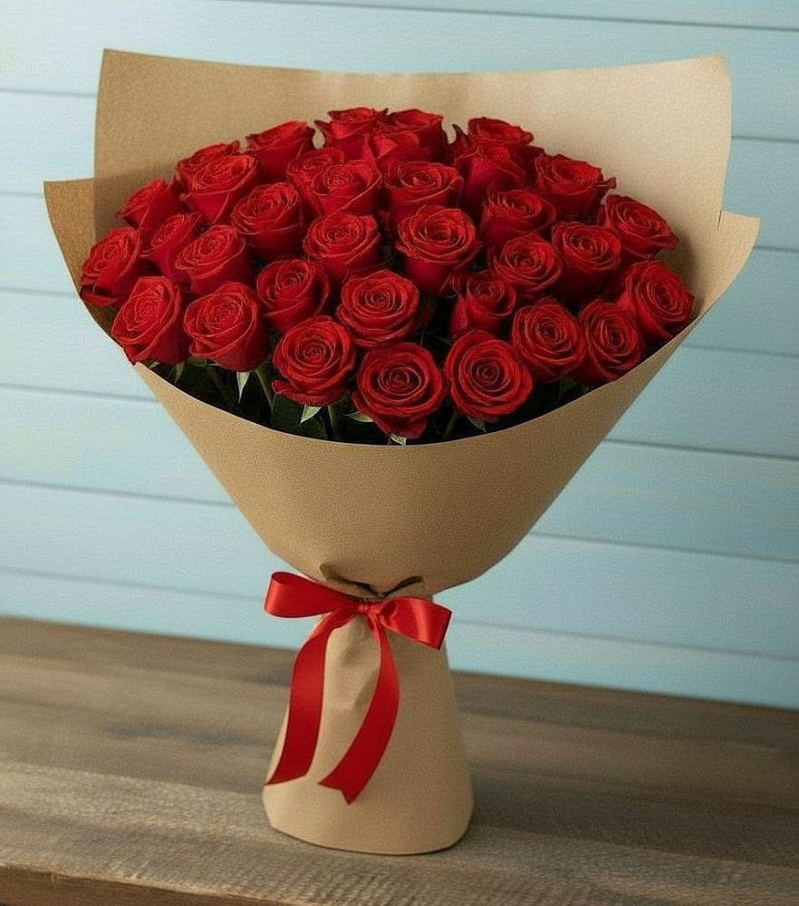 Букет Красные розы Милано в Отрадном Самарская область