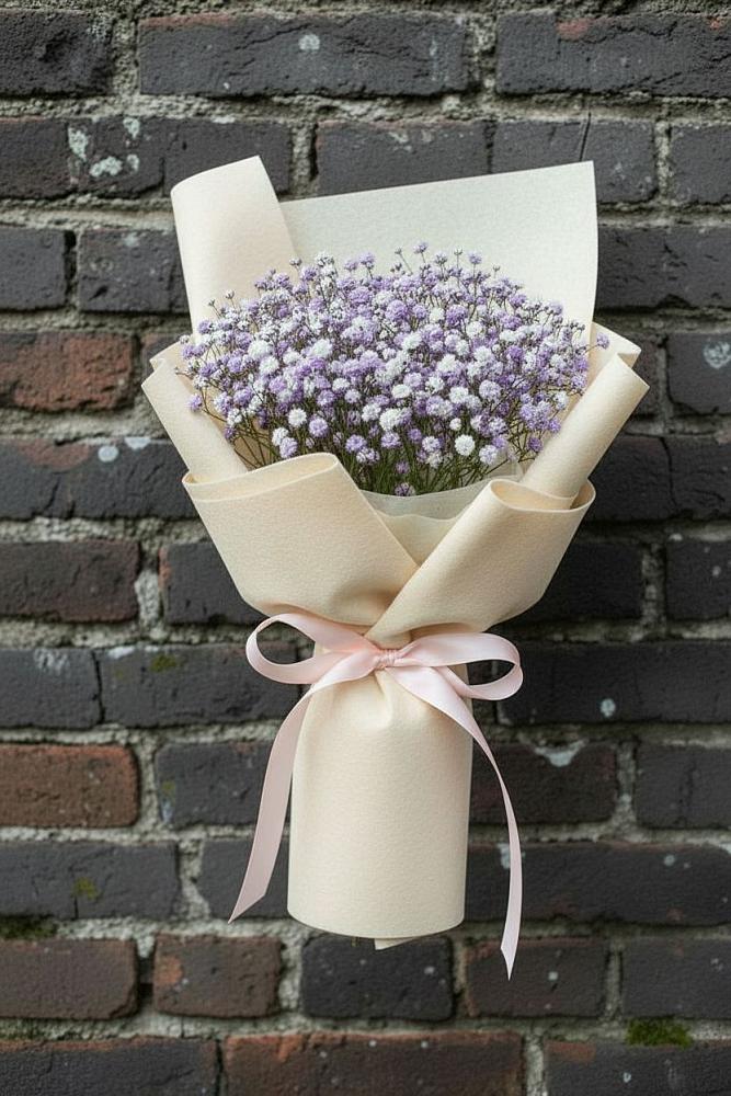 Букет цветов из: Гипсофила в Отрадном Самарская область