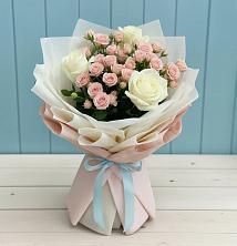 Букет цветов из:  Розы в Отрадном Самарская область