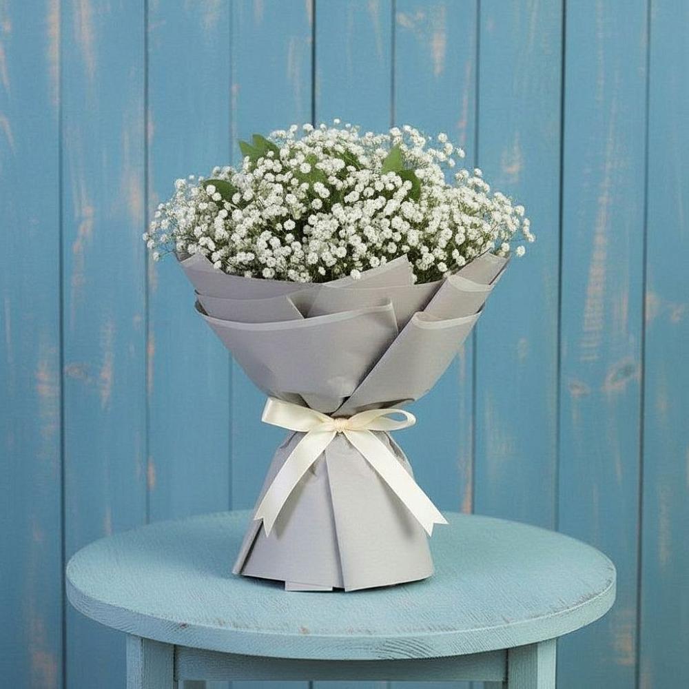 Букет цветов из: Гипсофила в Отрадном Самарская область