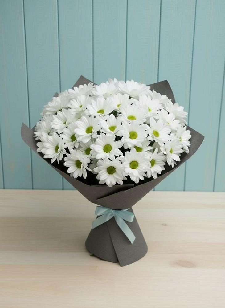 Букет цветов из: Хризантемы в Отрадном Самарская область