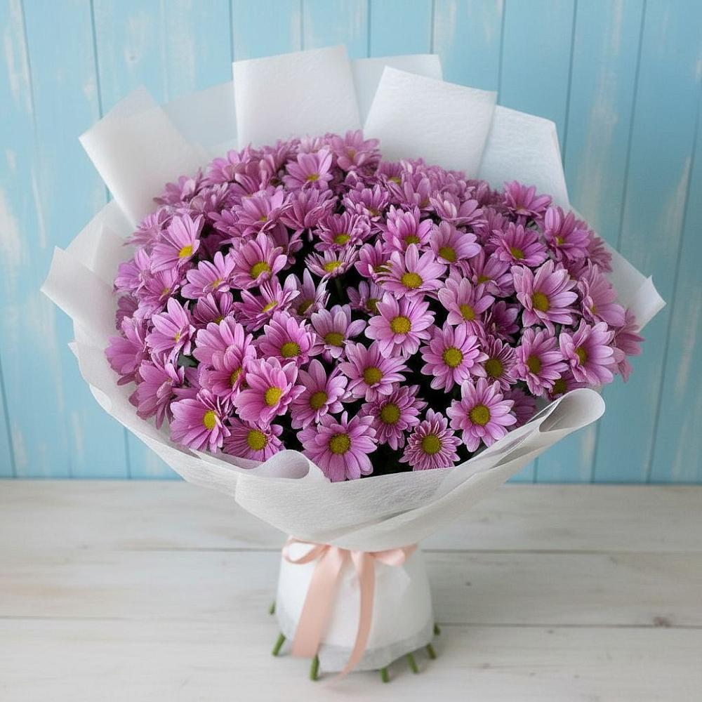 Букет цветов из: Хризантемы в Отрадном Самарская область