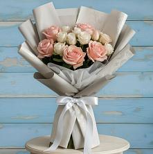 Букет цветов из:  Розы в Отрадном Самарская область