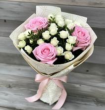 Букет цветов из:  Розы в Отрадном Самарская область