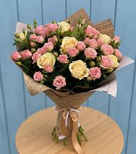 Букет цветов из:  Розы в Отрадном Самарская область