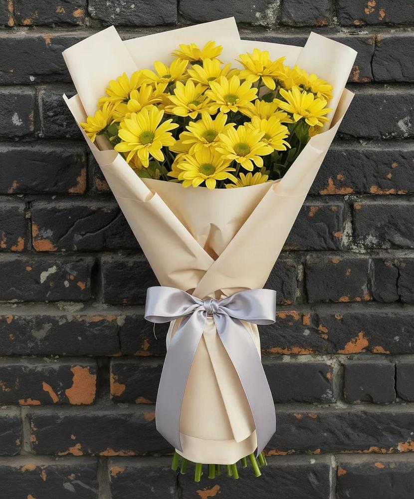 Букет цветов из: Хризантемы в Отрадном Самарская область