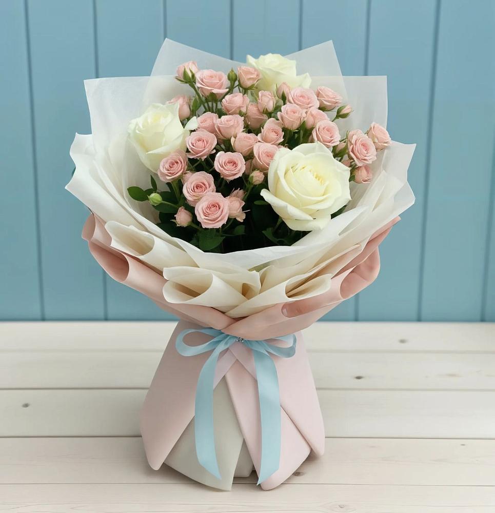 Букет цветов из: Розы в Отрадном Самарская область