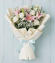 Букет цветов из:  Лилии в Отрадном Самарская область