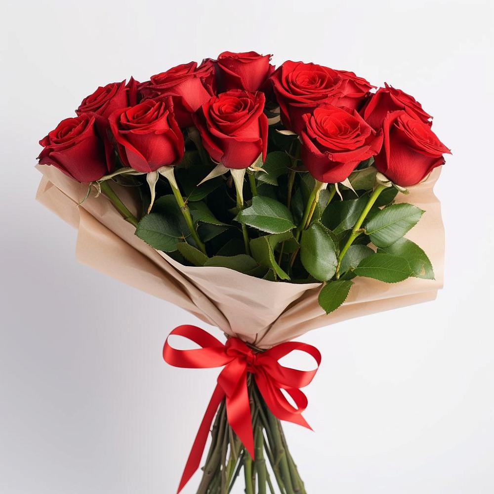 Букет 11 Красных роз Эдлесс Лав в Отрадном Самарская область